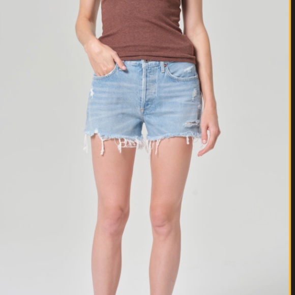 Agolde Denim Shorts - Picture 1 of 4